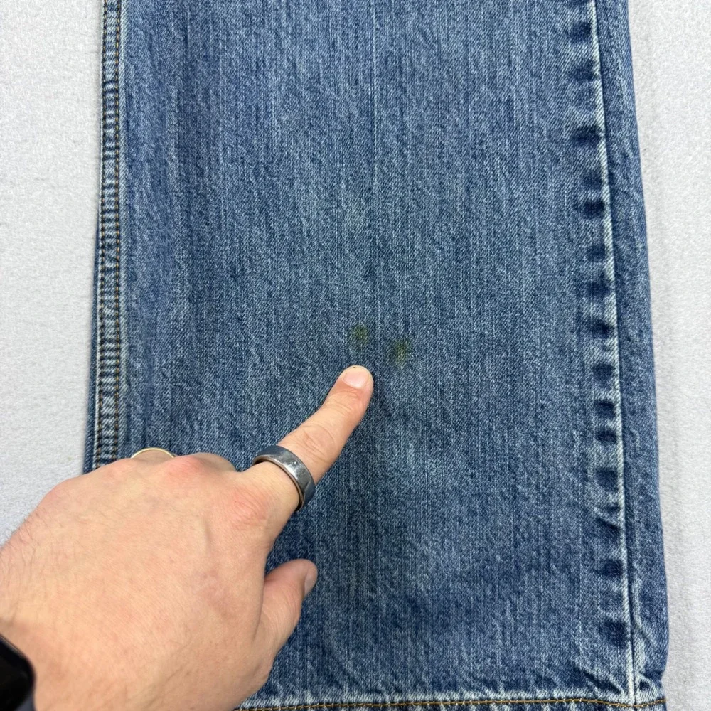 Levis Low Rise Bootcut Jeans Mens Blue Denim Medium Wash Cotton Pants‎
